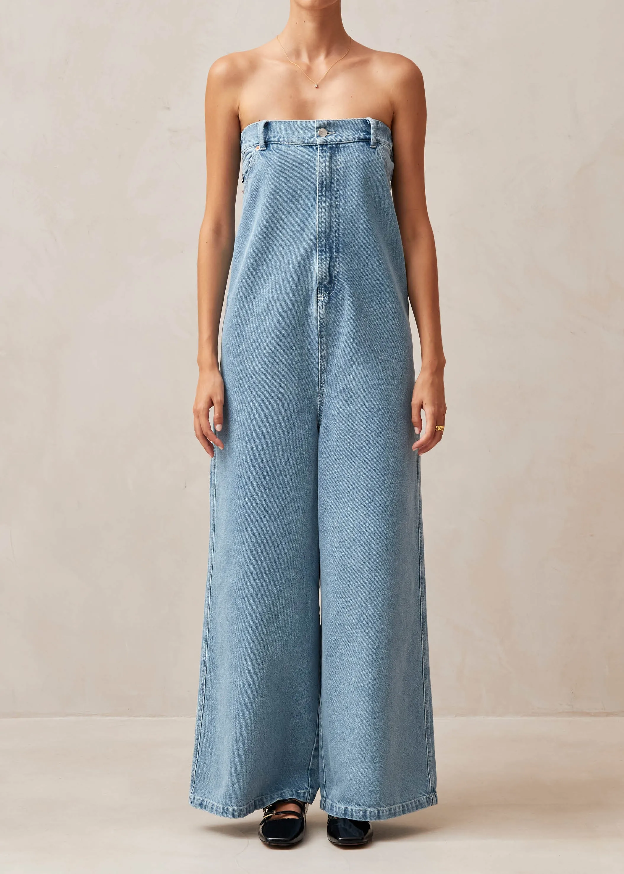 Lola Blue Denim Jumpsuit