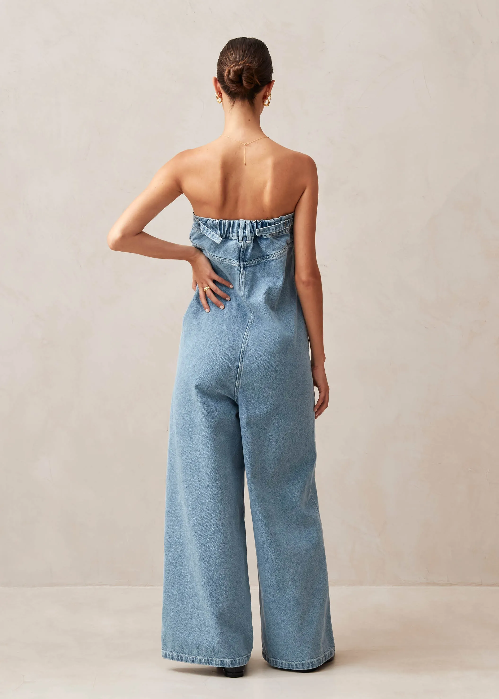 Lola Blue Denim Jumpsuit