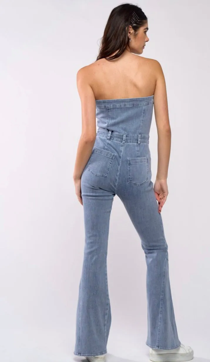 London denim jumpsuit