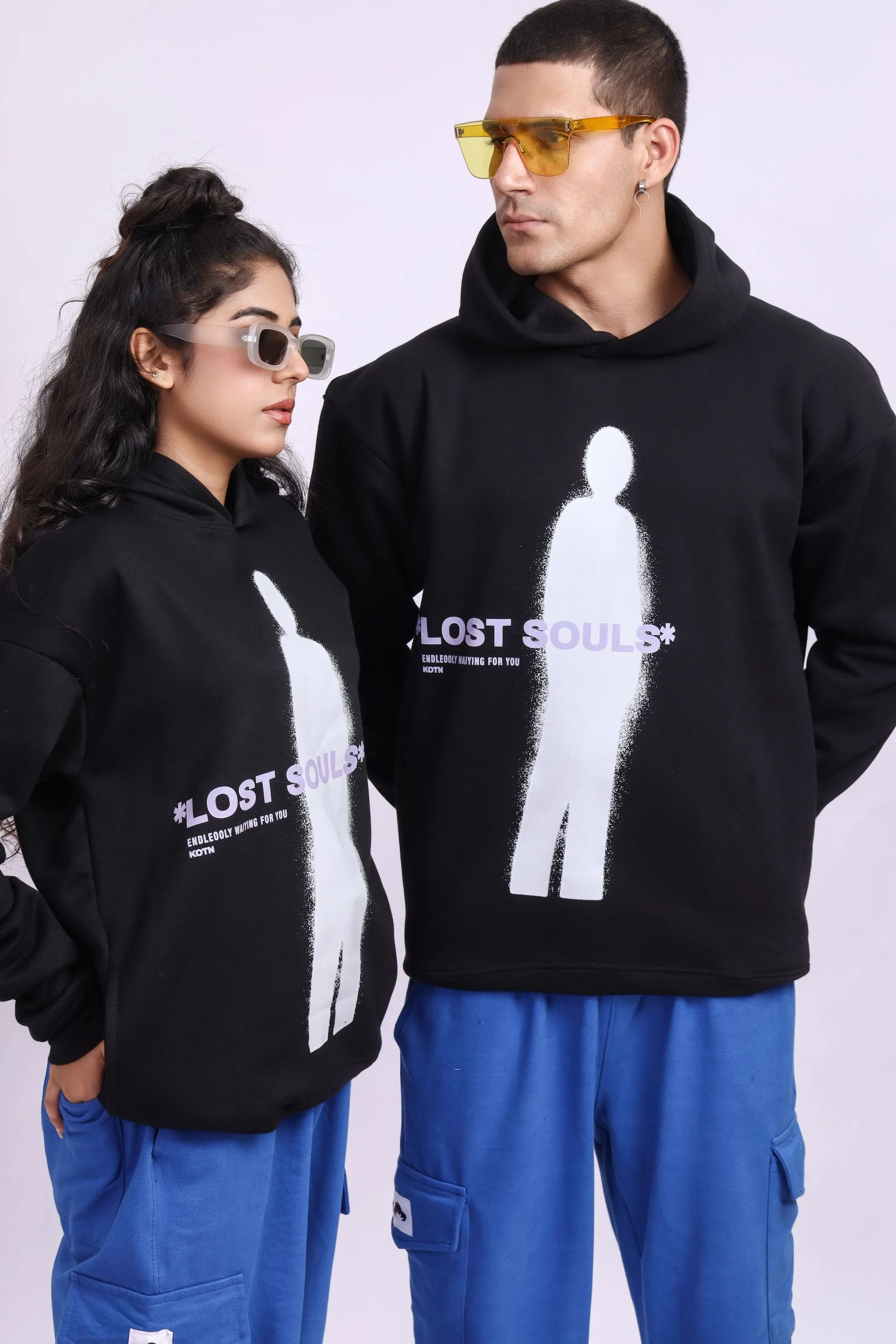 Lost Souls Black Oversized Hoodie