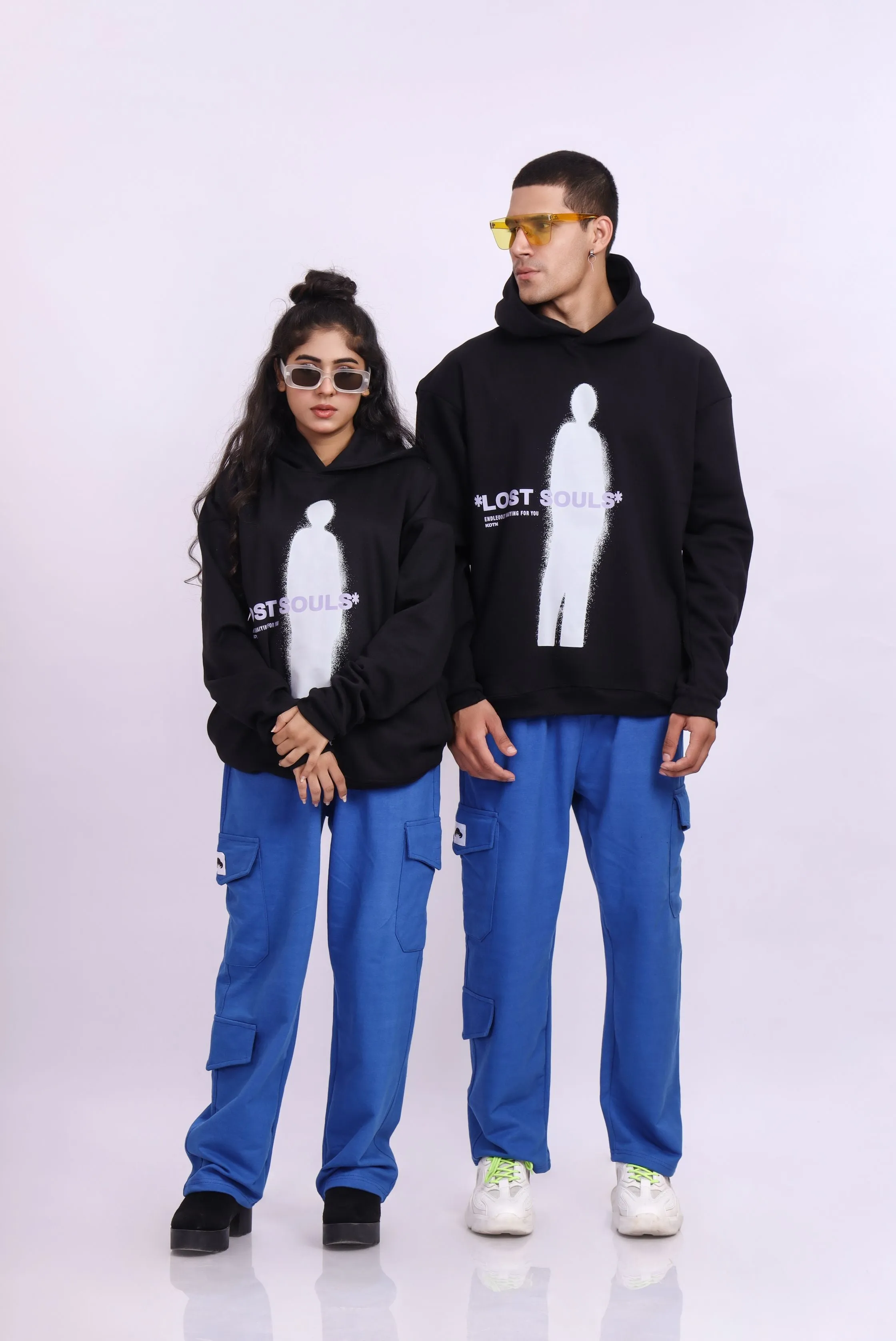 Lost Souls Black Oversized Hoodie