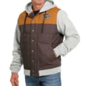 Men's Cinch Color Block Hoodie Jacket