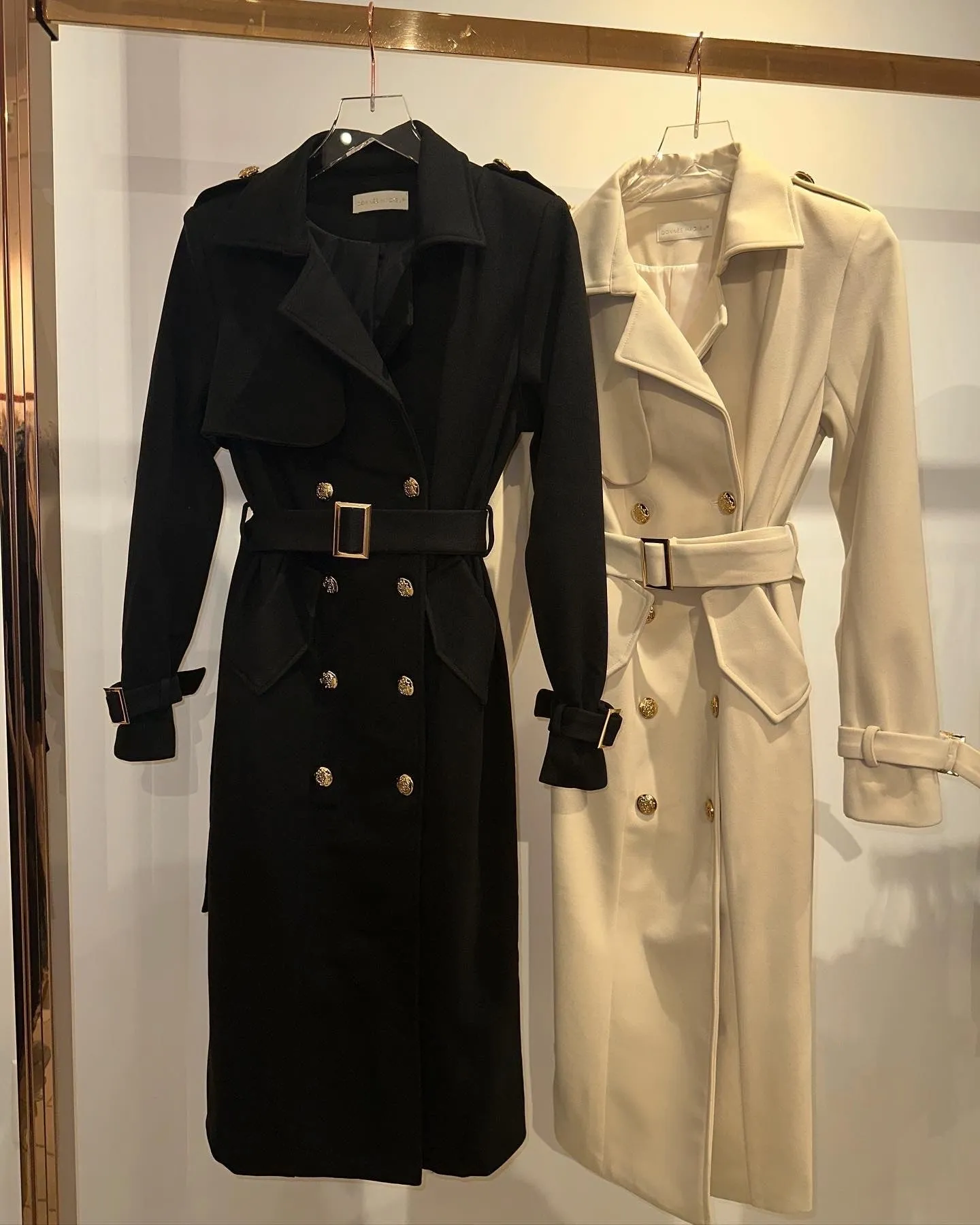 ‘Mia' Coat in ivory