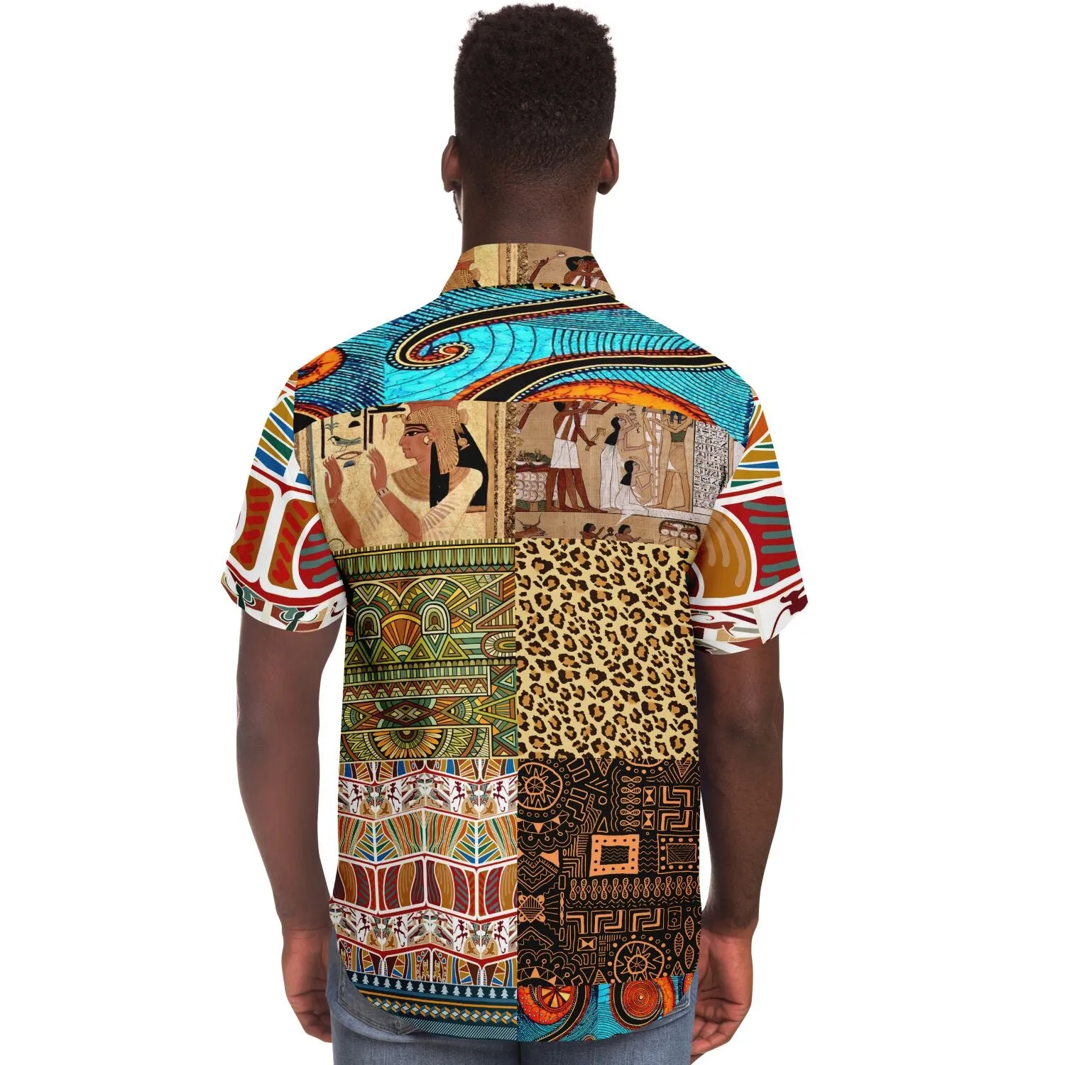 Mother Lode African Print Button Down Shirt