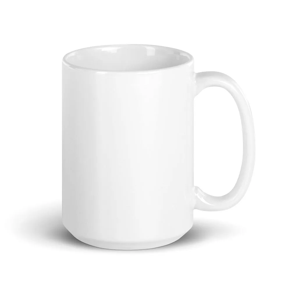 My People Don't Back Down - White glossy mug (R)