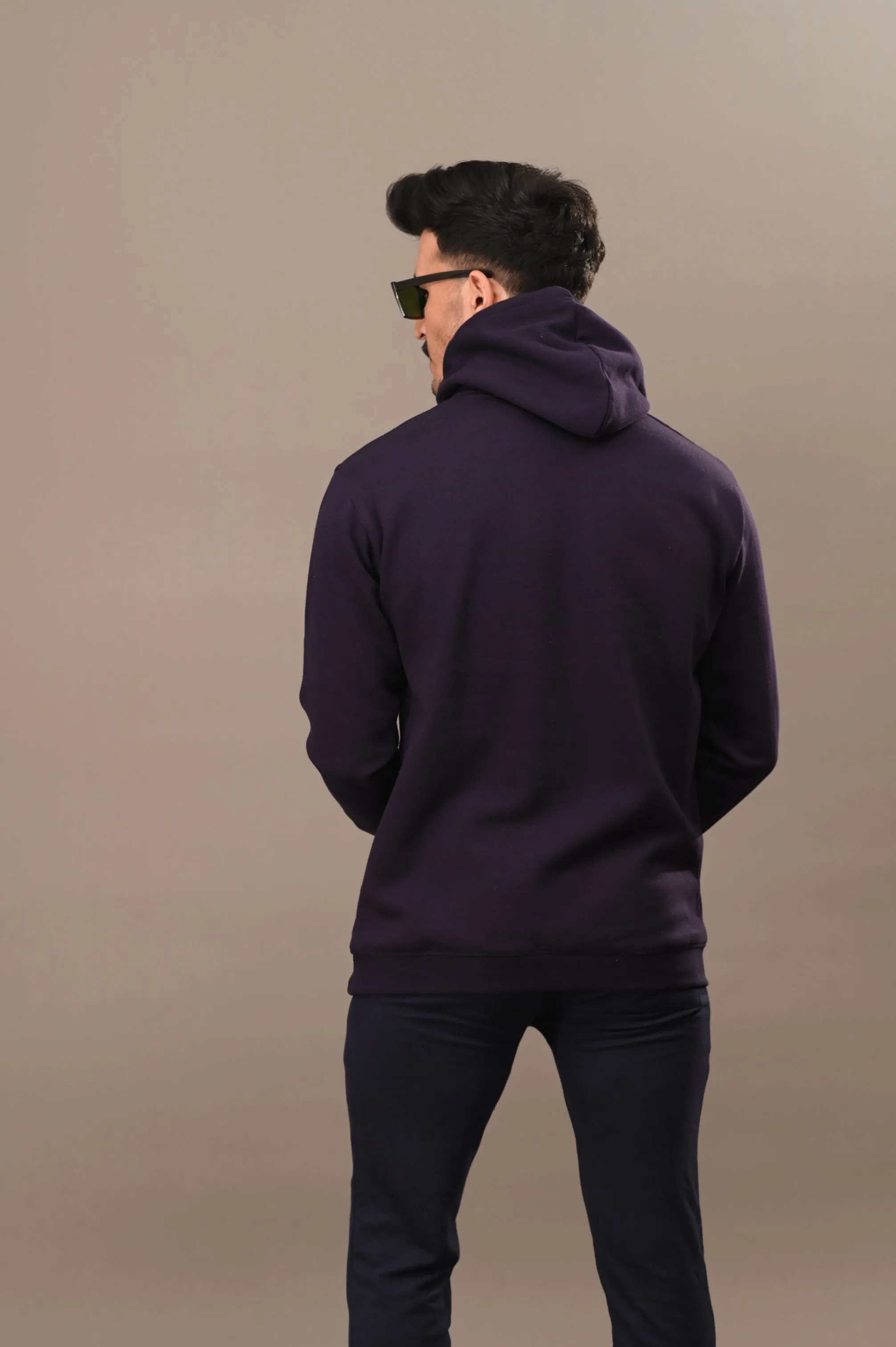 Navy Blue Basic Hoodie