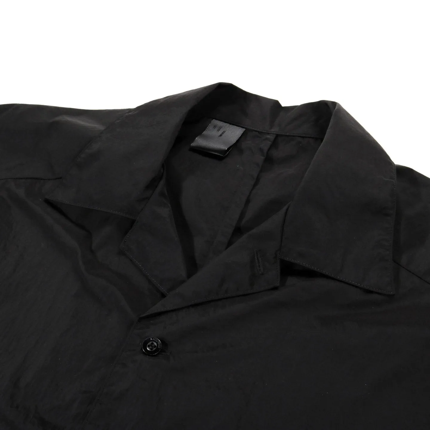 N.HOOLYWOOD 2241-SH51 NYLON SHORTSLEEVE OVERSHIRT BLACK