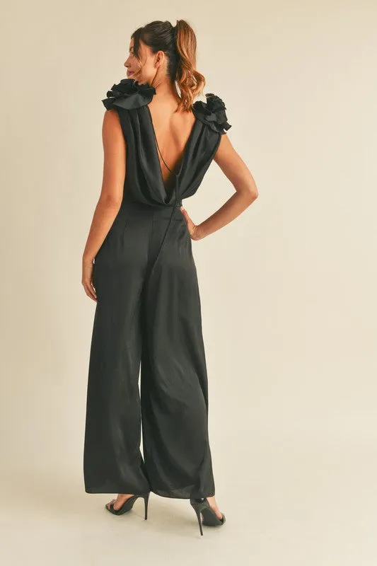 Night On The Town Jumpsuit - Black