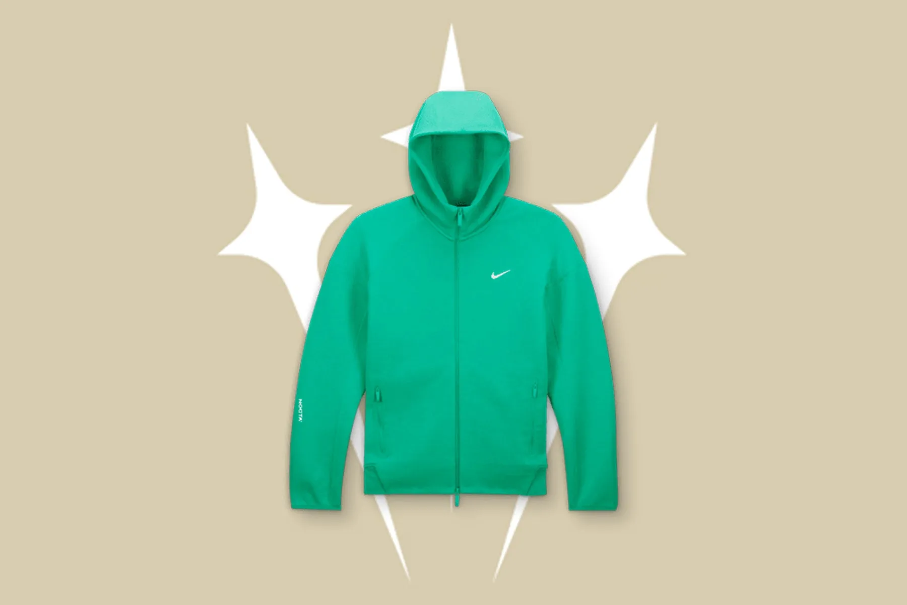 Nike x NOCTA Tech Fleece Hoodie - Stadium Green/Sail