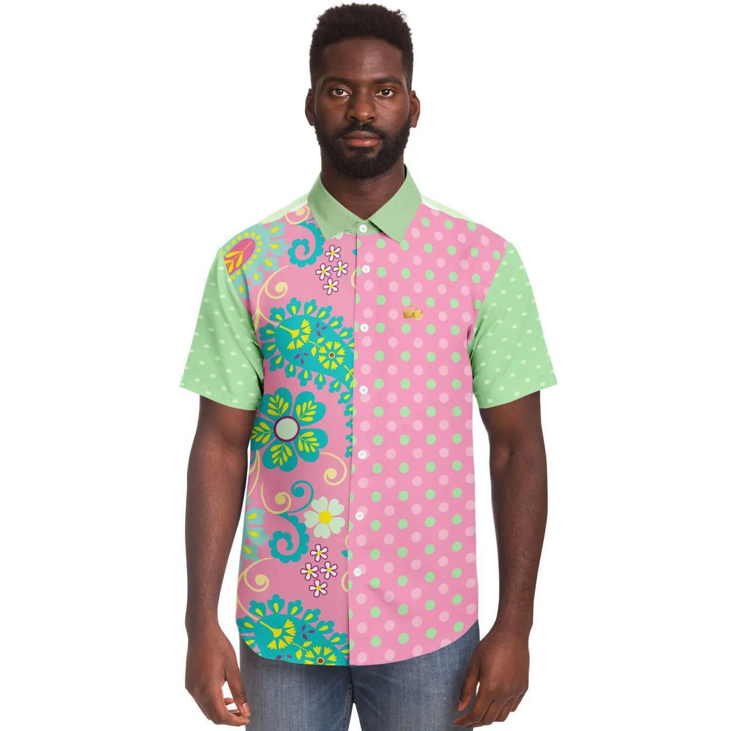 Paisley Park Short Sleeve Button Down Shirt