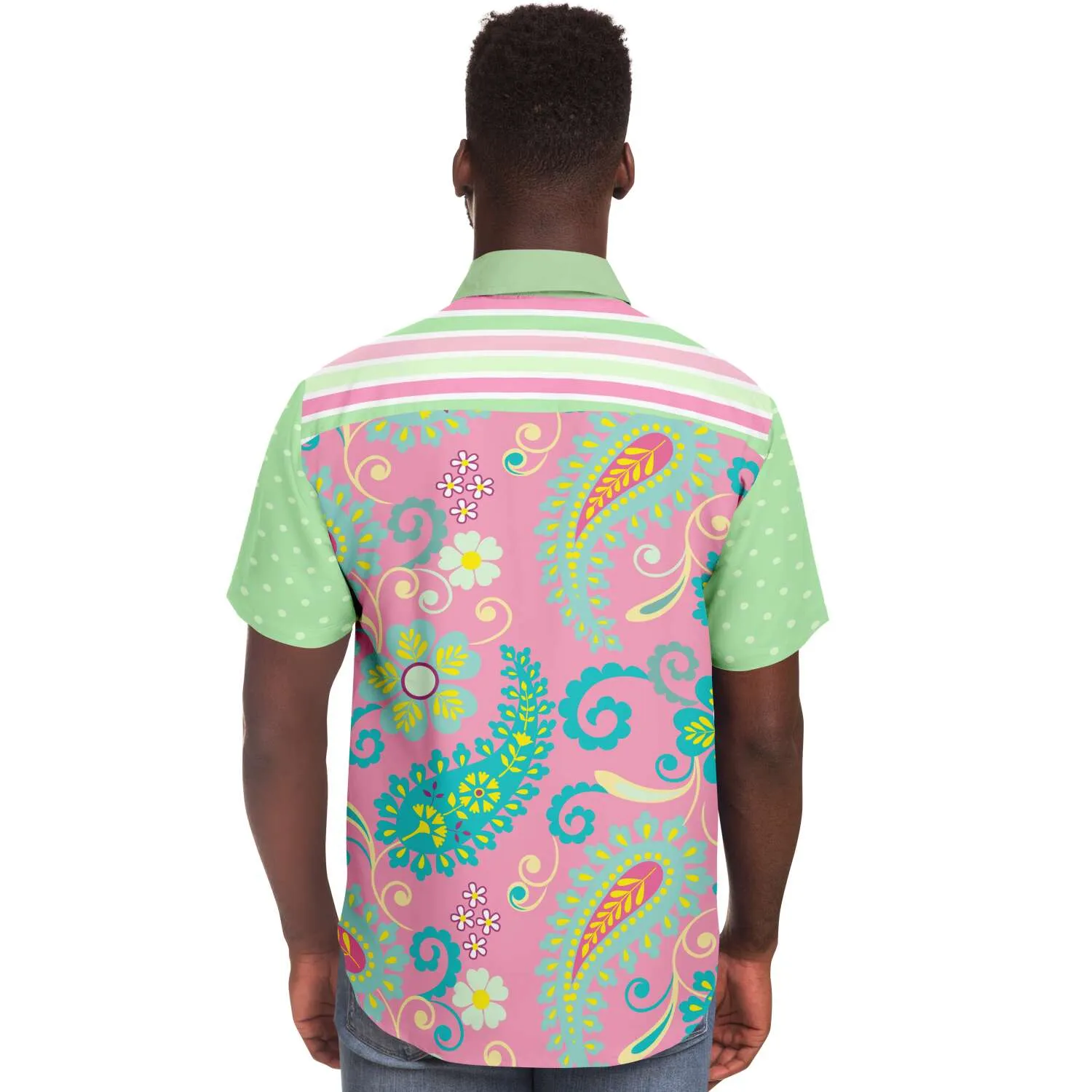 Paisley Park Short Sleeve Button Down Shirt