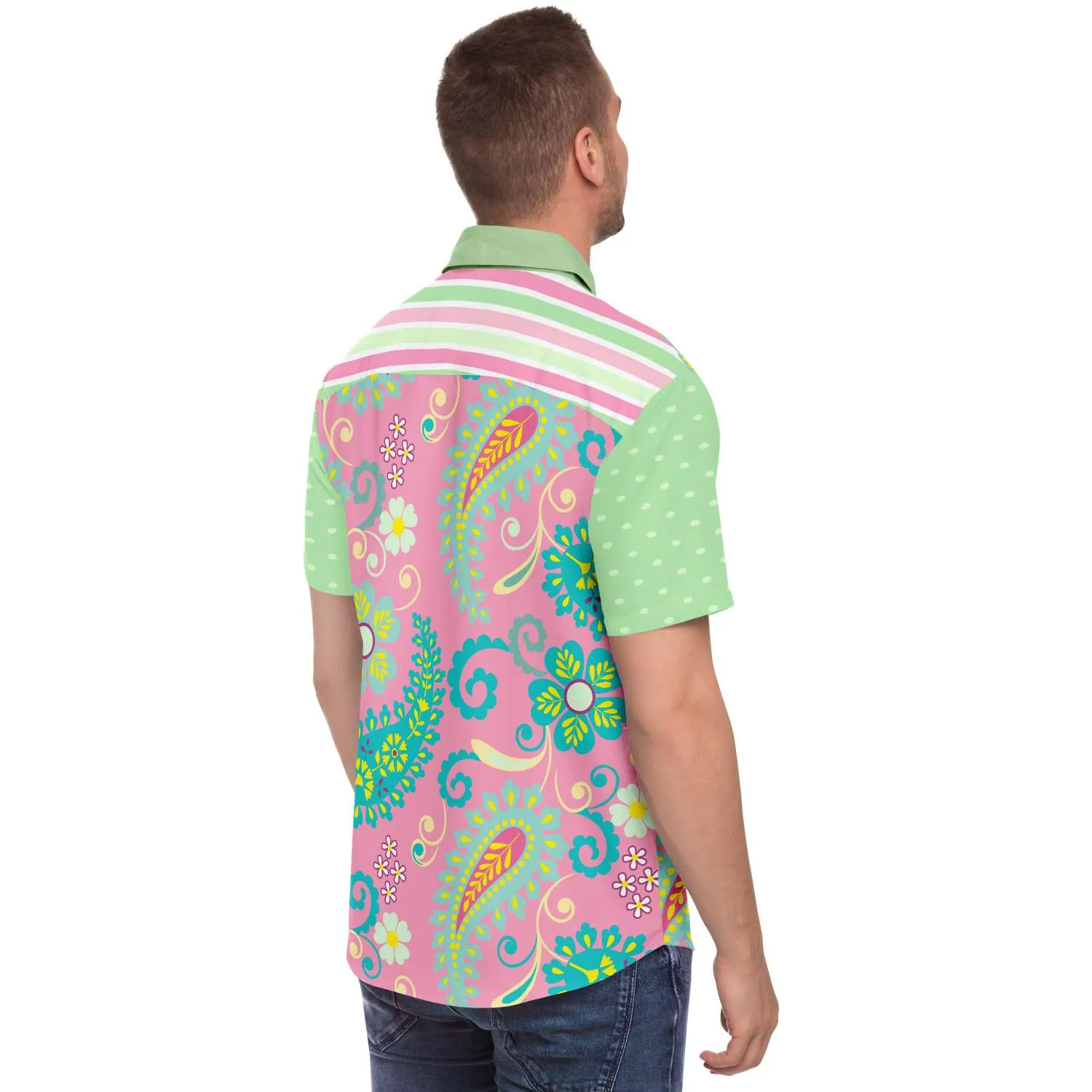 Paisley Park Short Sleeve Button Down Shirt