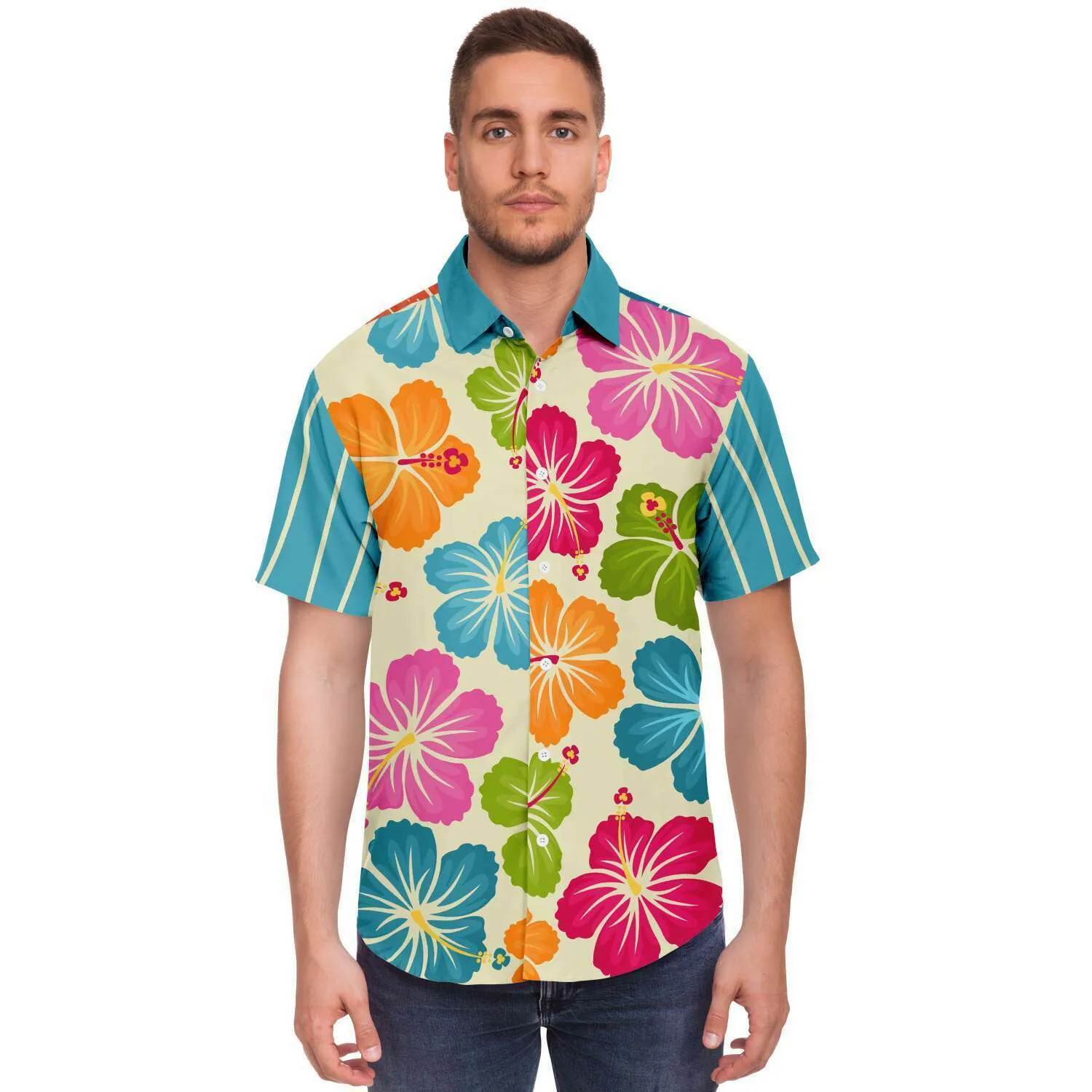 Paradise Road Short Sleeve Button Down Shirt