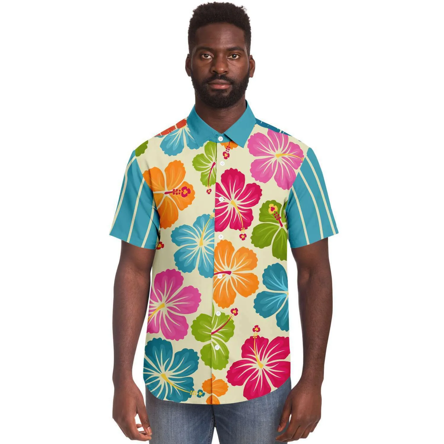 Paradise Road Short Sleeve Button Down Shirt