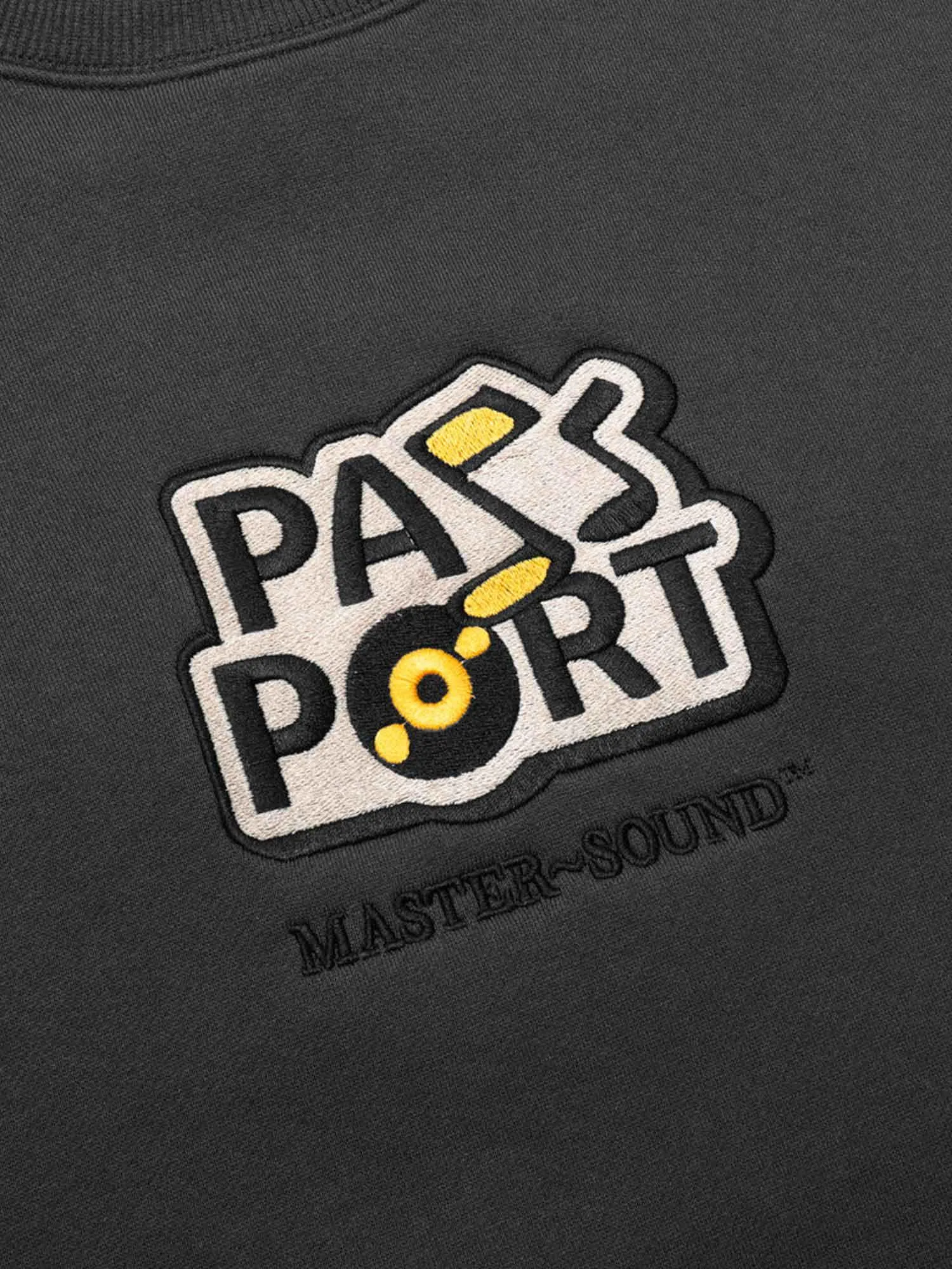 Pass-Port Master Sound Embroidered Sweater - Tar