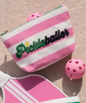 Pickleballer Zip Pouch - Pink