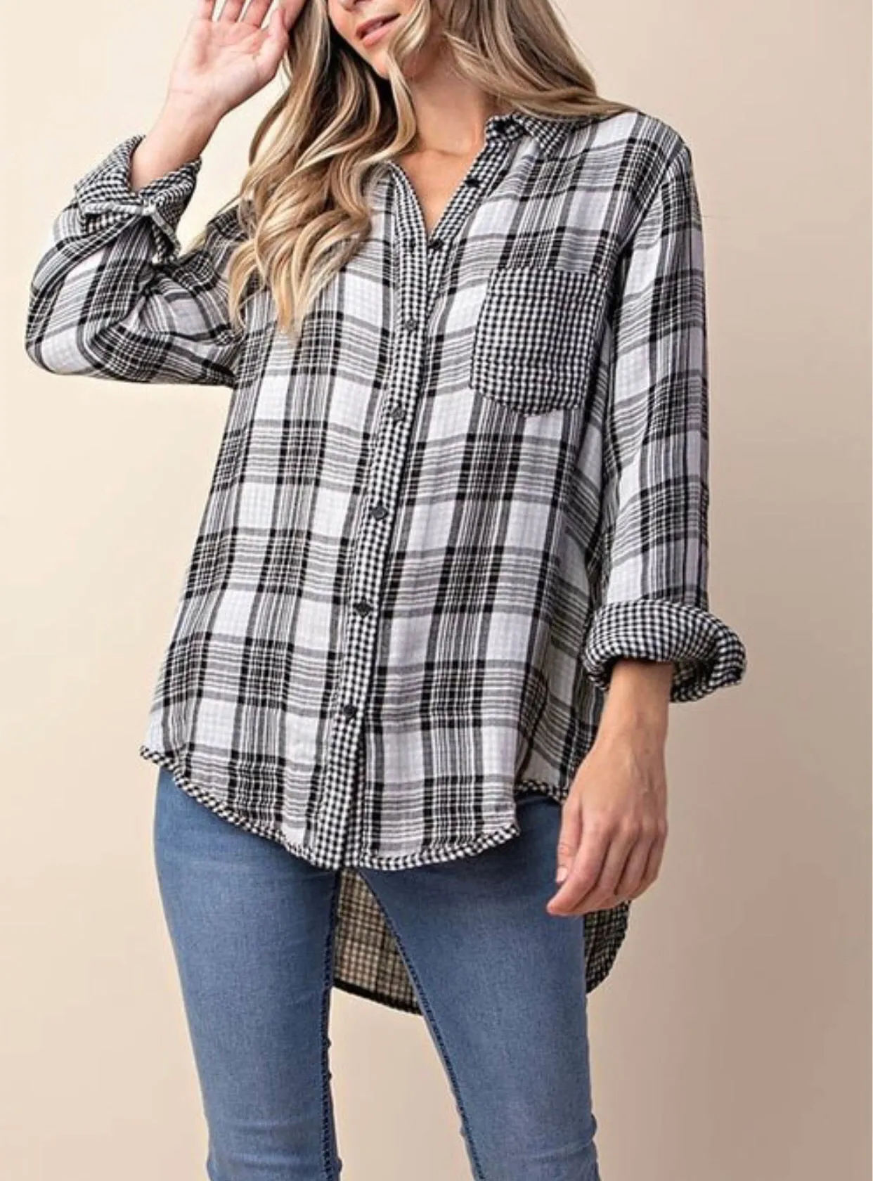 Plaid Top