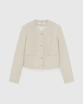 QARANNE TAILORED JACKET / CREAM