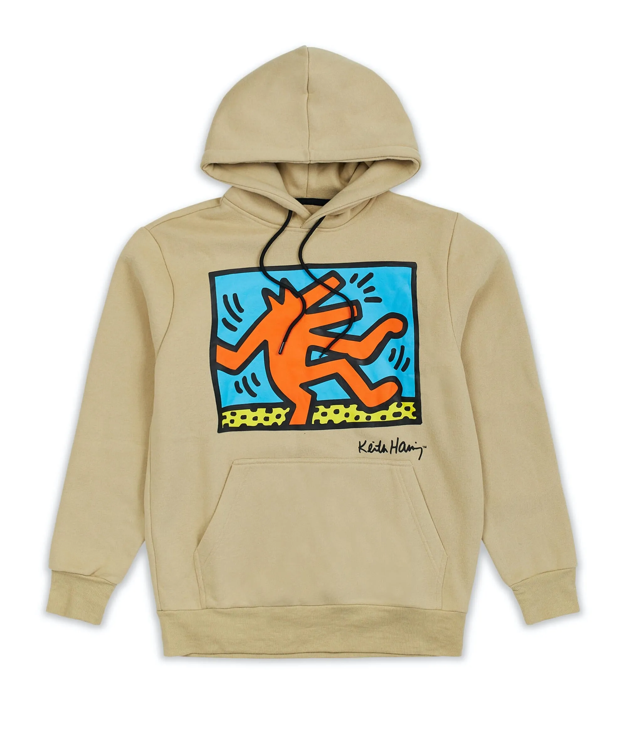 Reason Keith Haring Dancing Character Hoodie - Tan