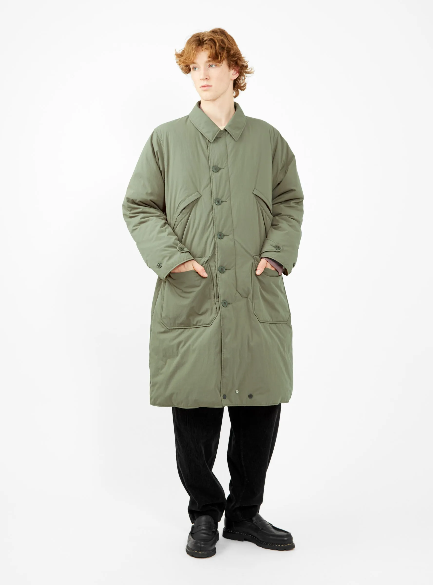 Remi Reversible Down Coat Olive