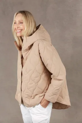 Ribe Hooded Jacket, Putty