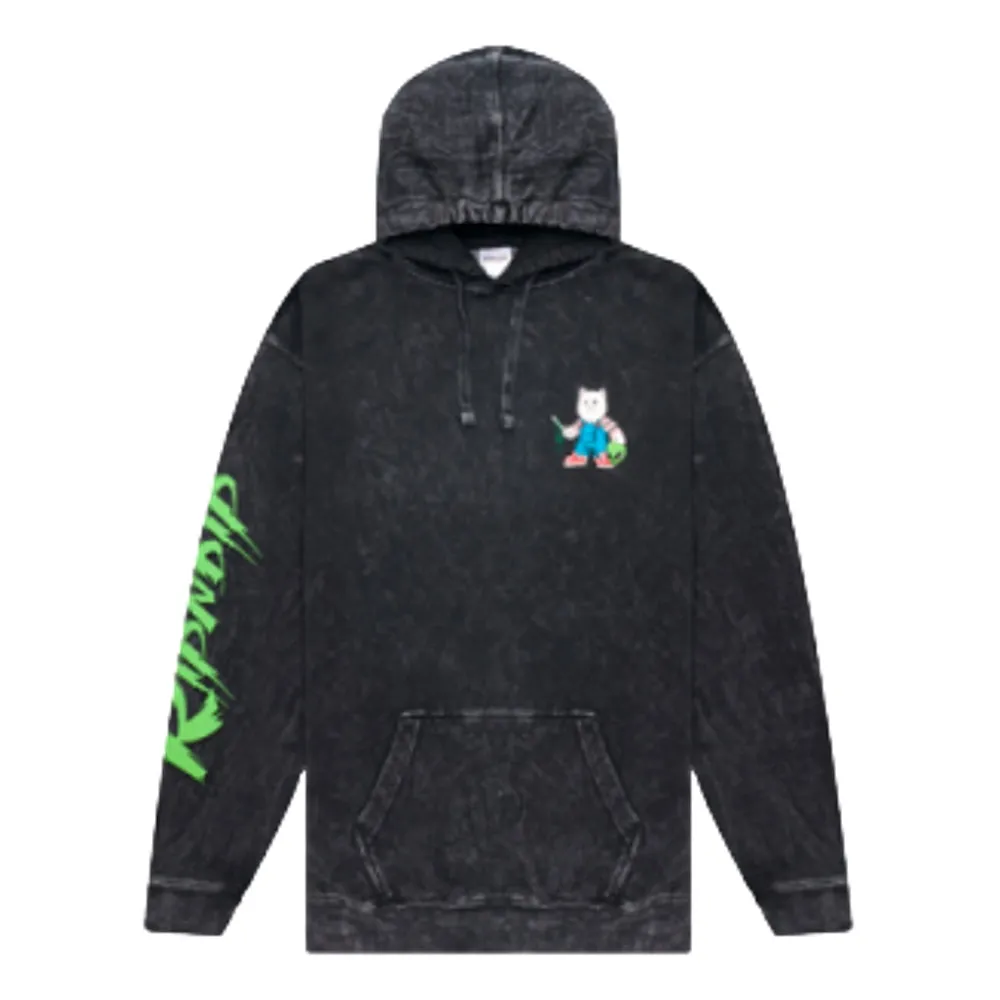 RIPNDIP CHILDS PLAY HOODIE-BLK MINERA WASH