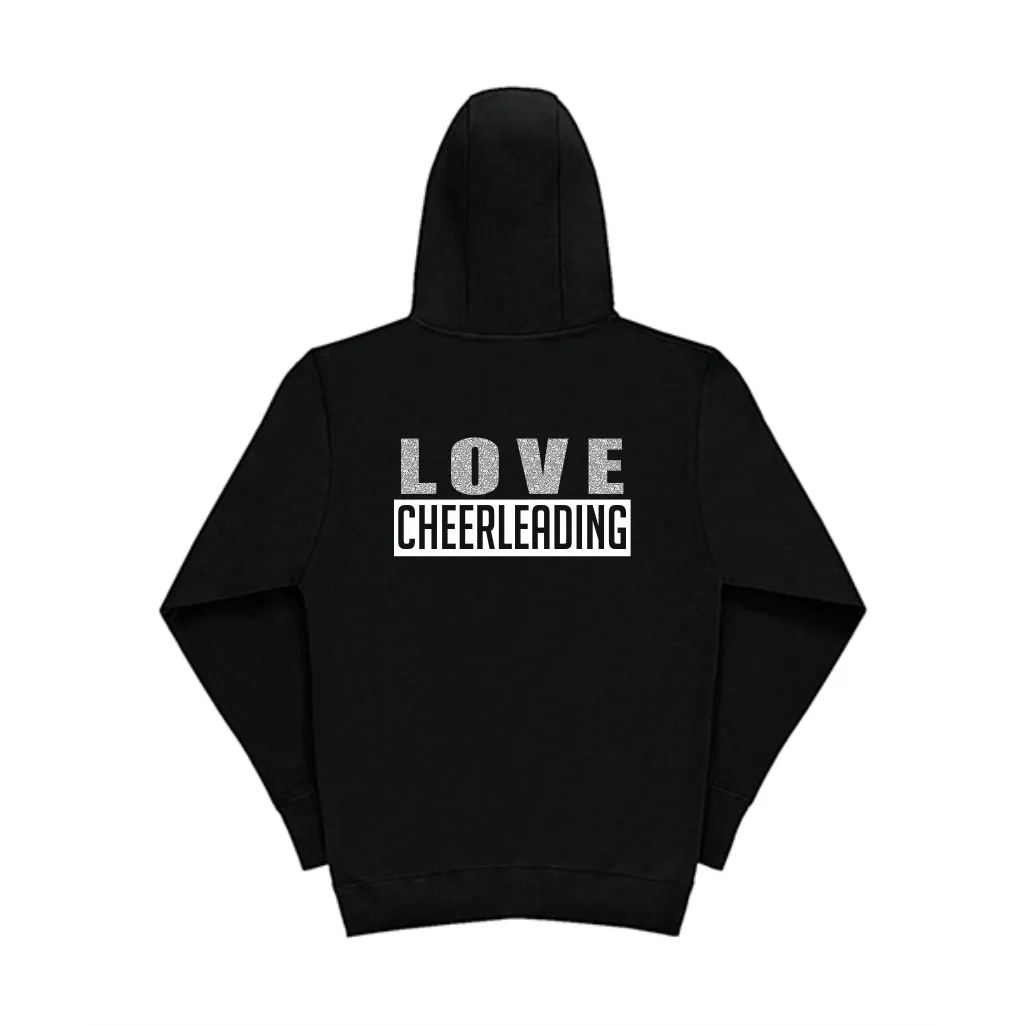 SG LOVE CHEERLEADING zipper hoodie