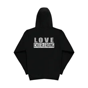 SG LOVE CHEERLEADING zipper hoodie