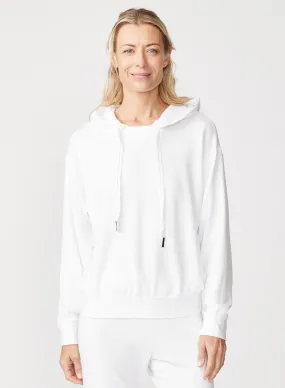 Softest Fleece Hoodie in White