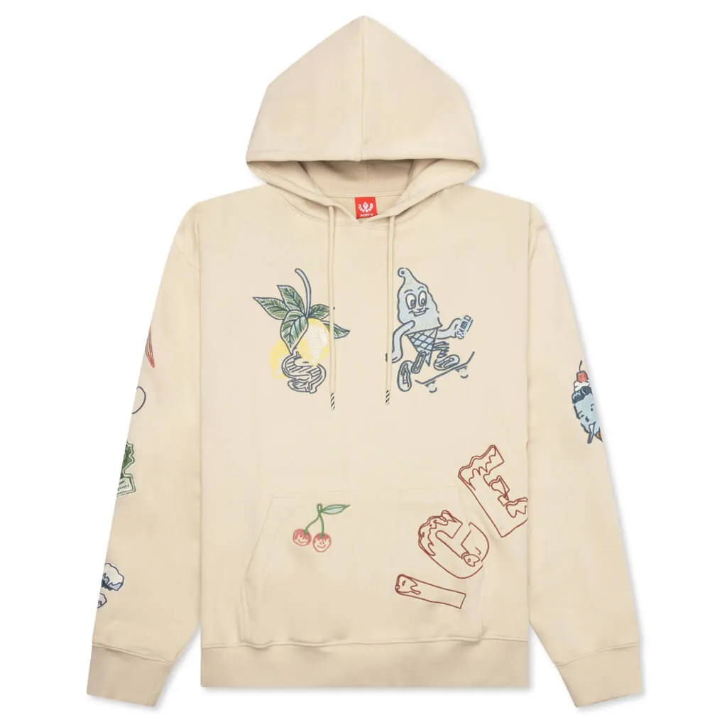 Stitching Hoodie - Fog