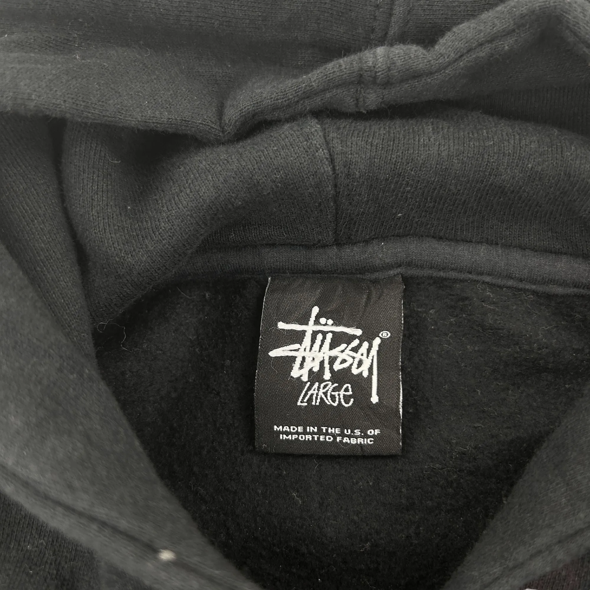 Stussy Logo Hoodie Size S