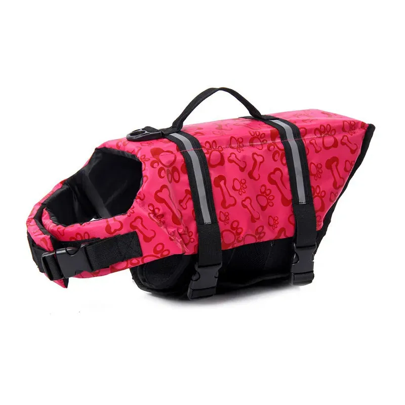 Summer Dog Fun & Safety: Adjustable Life Jacket & Swimwear, Reflective & Breathable, Great for Pool, Beach, & More!