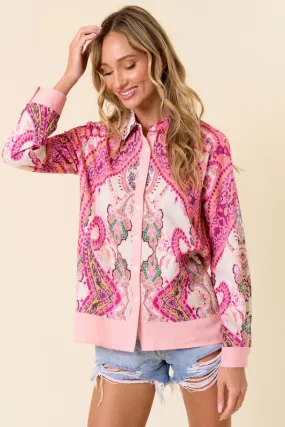 The Perfect Paisley Print Blouse