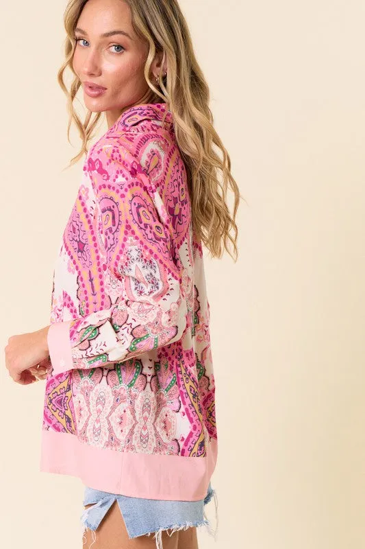 The Perfect Paisley Print Blouse