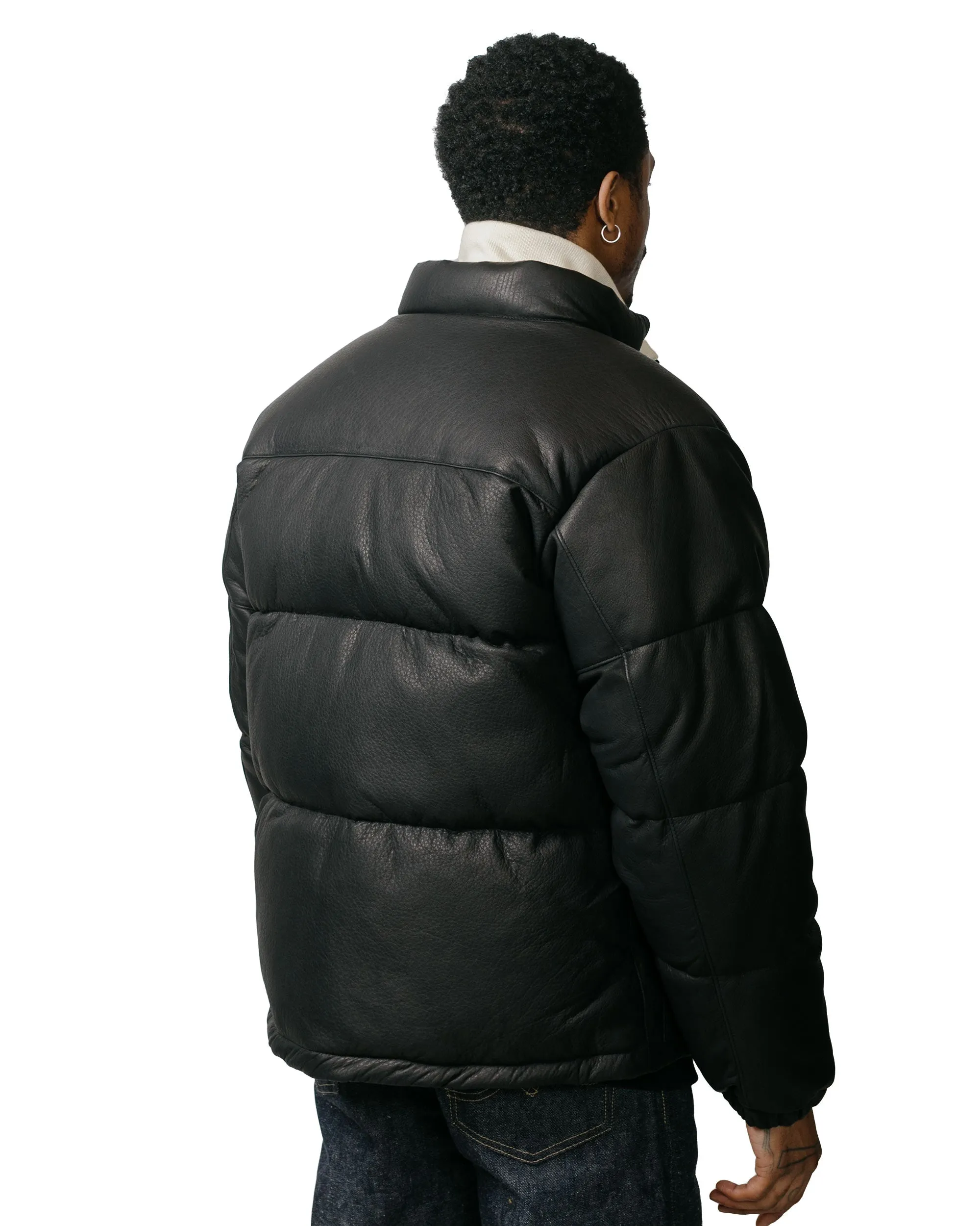 The Real McCoy's MJ23119 Deerskin Down Jacket Black