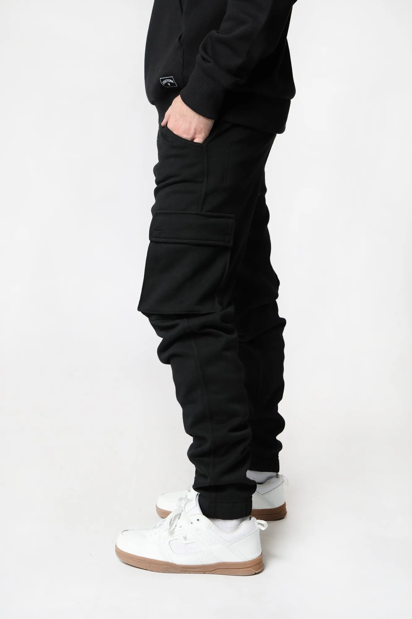 West49 Mens Fleece Cargo Jogger