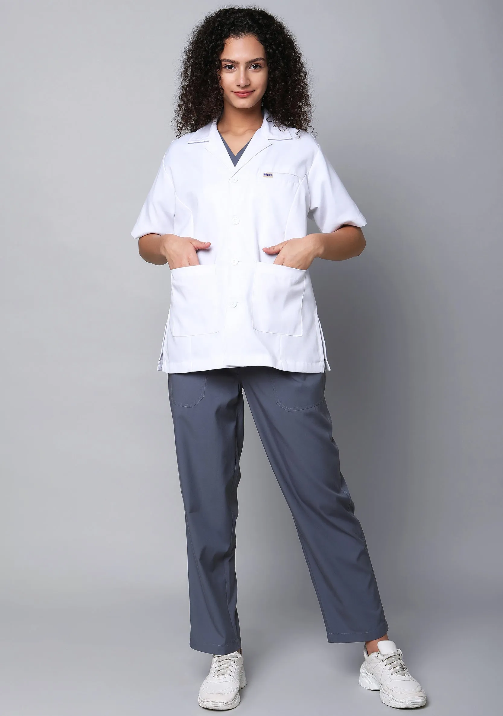 Women's Everyday Lab Coat Apron - Bundle Set