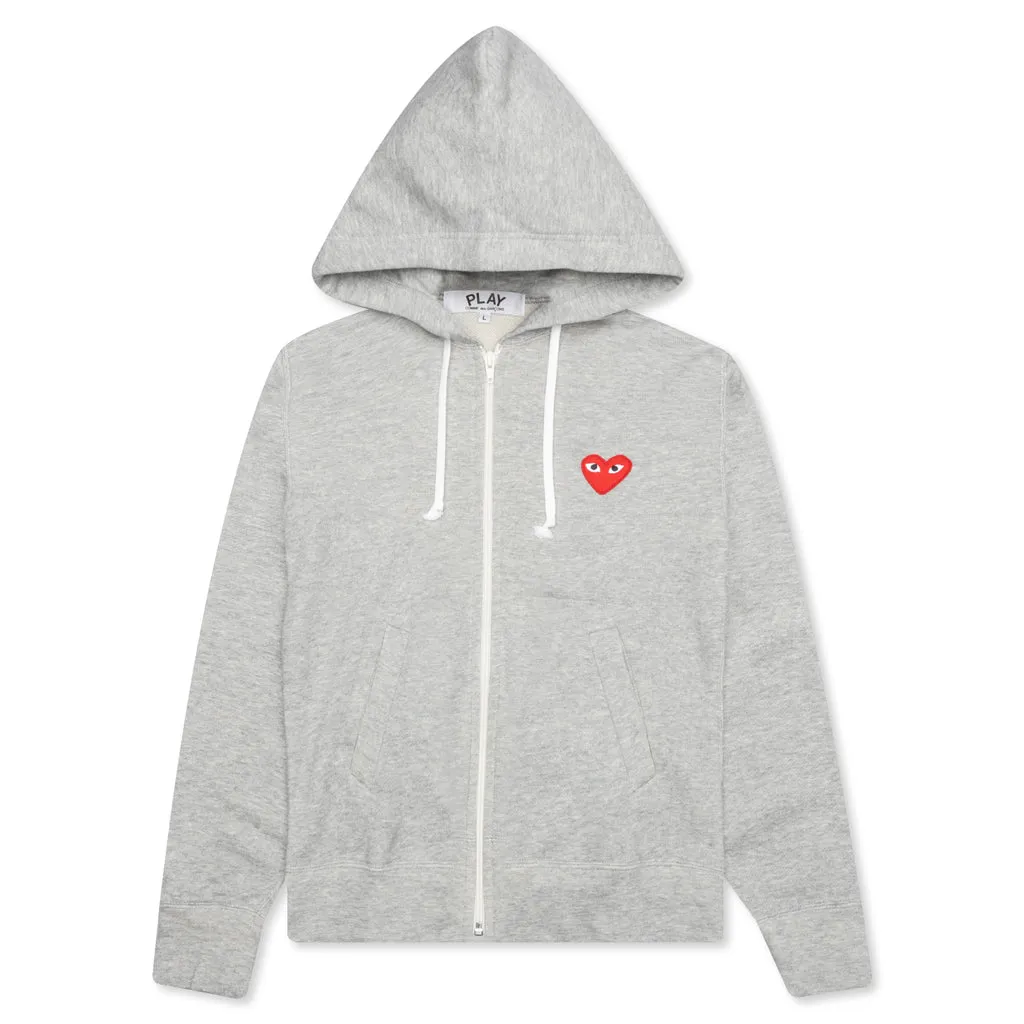 Women's Zip Up - Grey