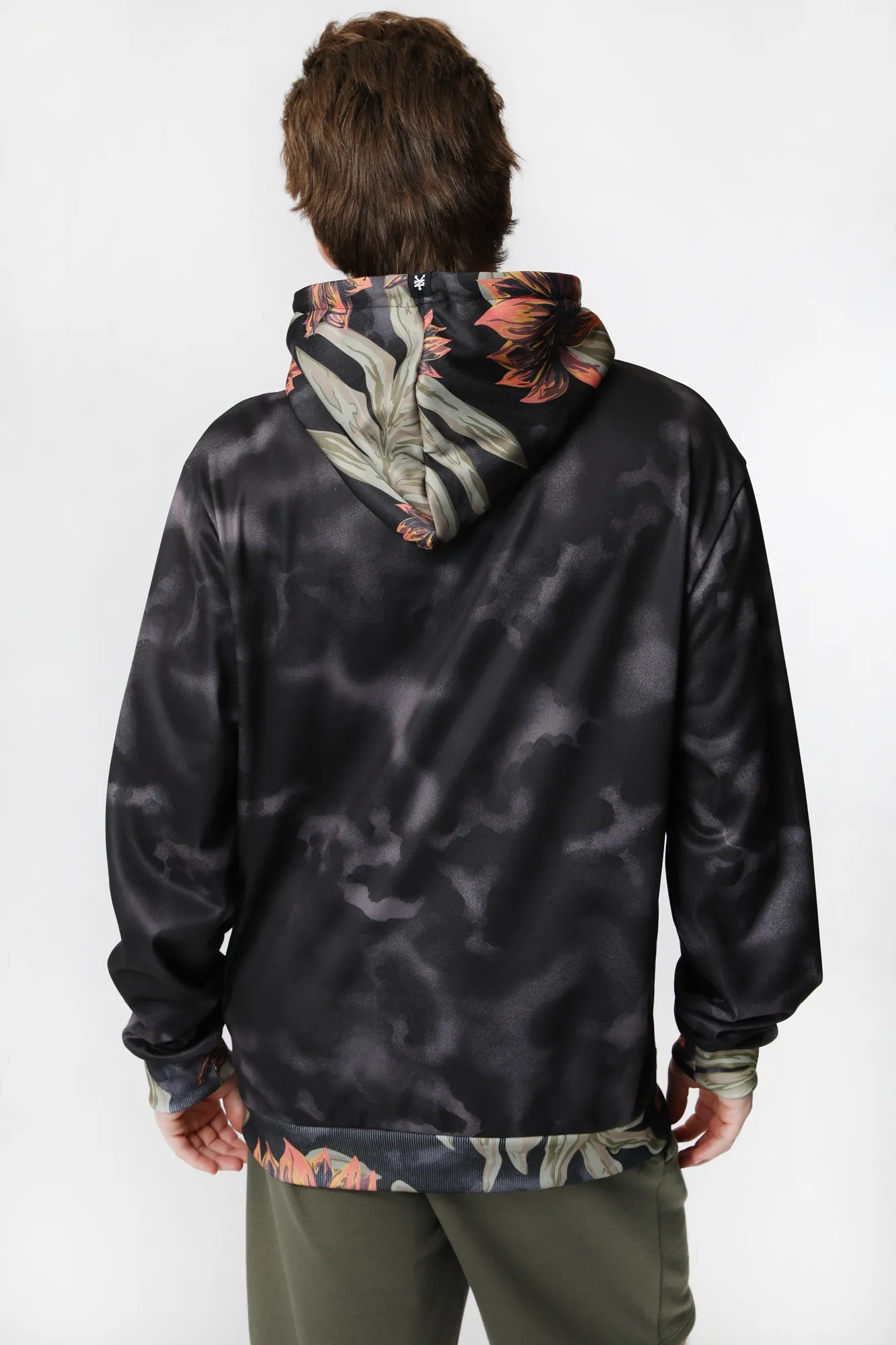 Zoo York Mens Tropical Print Hoodie